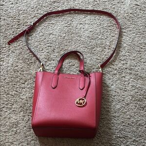 Michael Kors Red Tote Bag